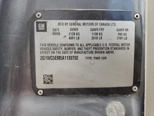 Photo 12 VIN: 2G1WC5EM5A1139792 - CHEVROLET IMPALA LTZ 