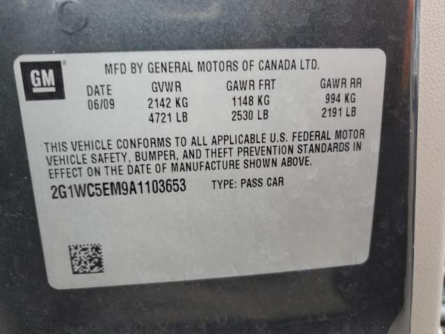 Photo 9 VIN: 2G1WC5EM9A1103653 - CHEVROLET IMPALA LTZ 