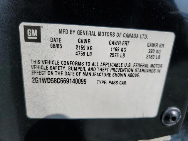 Photo 11 VIN: 2G1WD58C669140099 - CHEVROLET IMPALA SUP 