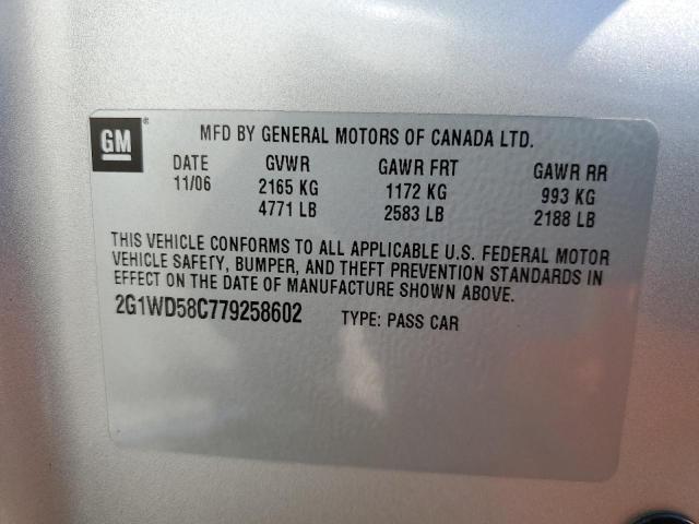 Photo 11 VIN: 2G1WD58C779258602 - CHEVROLET IMPALA SUP 