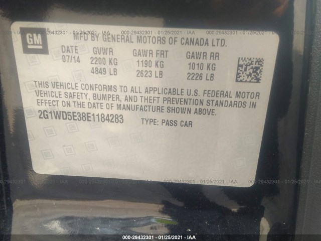 Photo 8 VIN: 2G1WD5E38E1184283 - CHEVROLET IMPALA LIMITED POLICE 