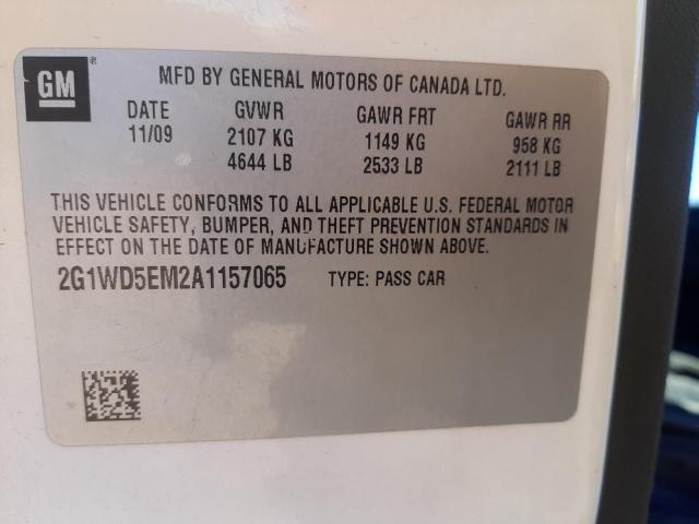 Photo 12 VIN: 2G1WD5EM2A1157065 - CHEVROLET IMPALA POL 