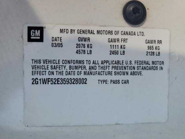 Photo 11 VIN: 2G1WF52E359328002 - CHEVROLET IMPALA 