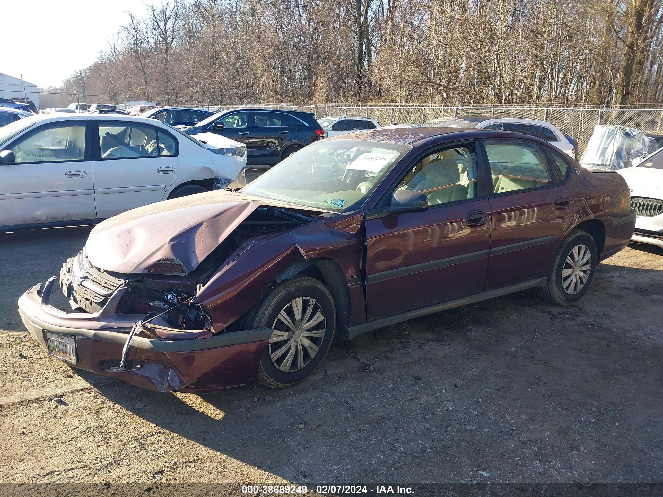 Photo 1 VIN: 2G1WF52EX49303693 - CHEVROLET IMPALA 