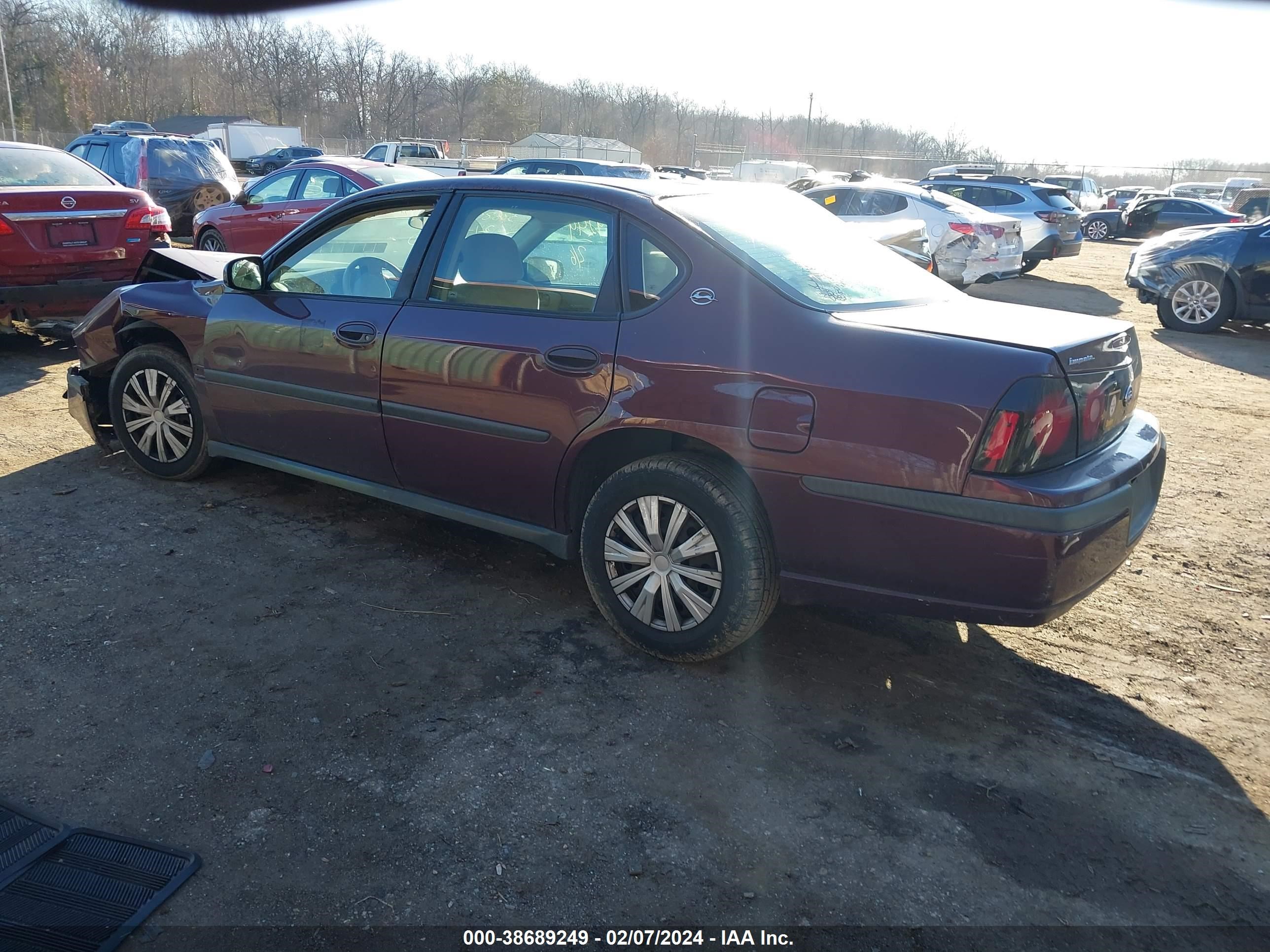 Photo 2 VIN: 2G1WF52EX49303693 - CHEVROLET IMPALA 