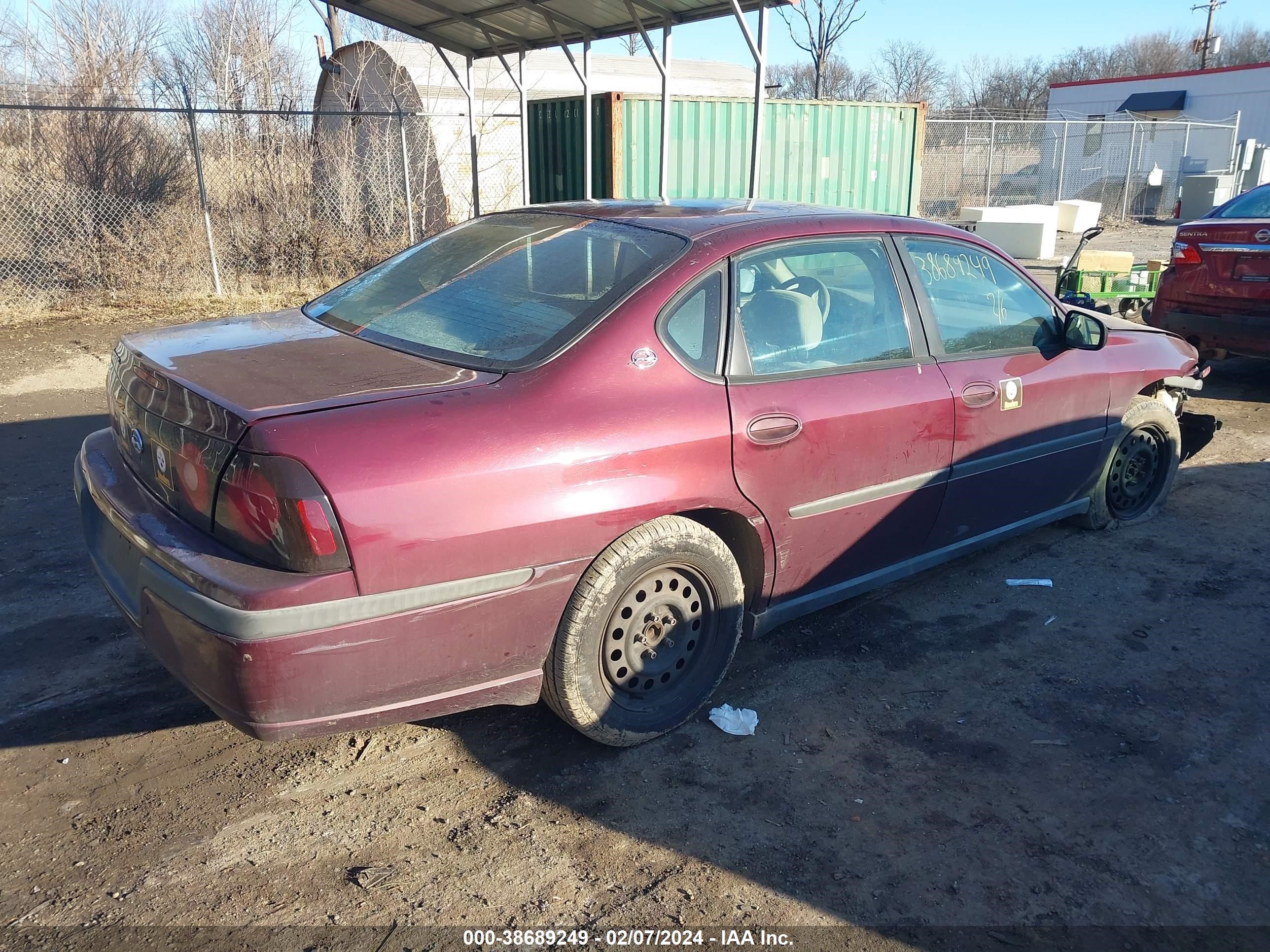 Photo 3 VIN: 2G1WF52EX49303693 - CHEVROLET IMPALA 