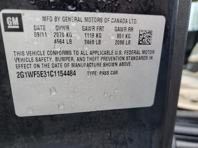 Photo 11 VIN: 2G1WF5E31C1154484 - CHEVROLET IMPALA 