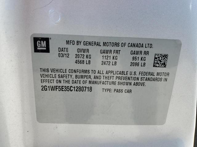 Photo 12 VIN: 2G1WF5E35C1280718 - CHEVROLET IMPALA LS 