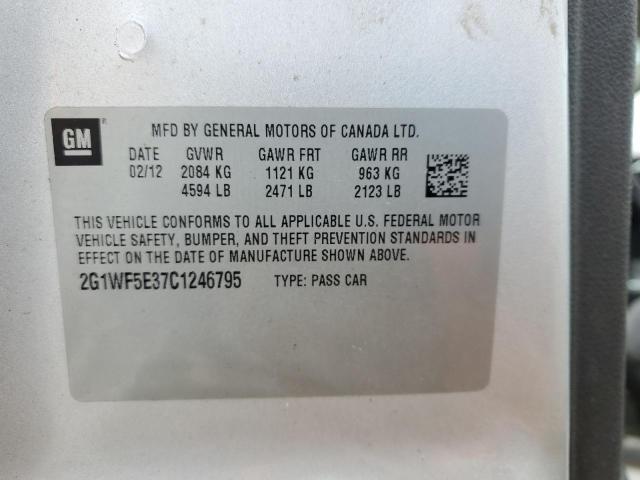 Photo 11 VIN: 2G1WF5E37C1246795 - CHEVROLET IMPALA 