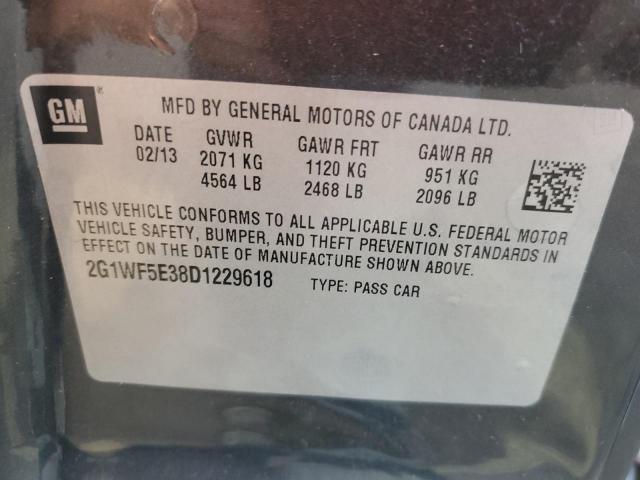 Photo 11 VIN: 2G1WF5E38D1229618 - CHEVROLET IMPALA 