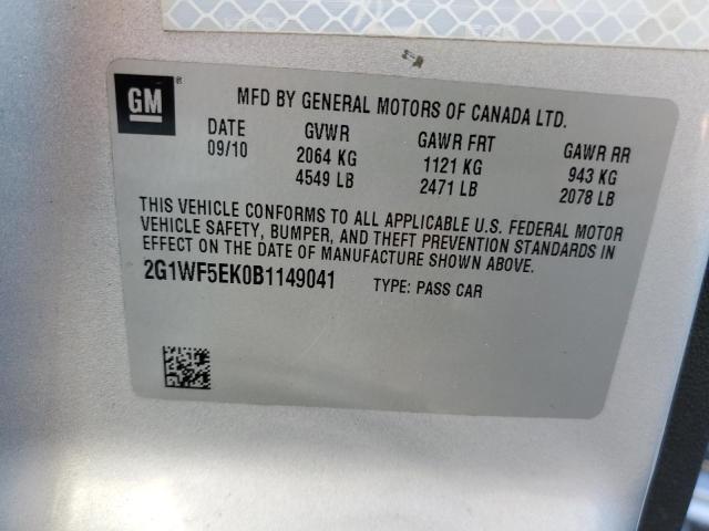 Photo 9 VIN: 2G1WF5EK0B1149041 - CHEVROLET IMPALA LS 