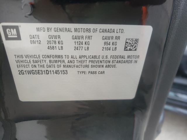 Photo 9 VIN: 2G1WG5E31D1145153 - CHEVROLET IMPALA LT 