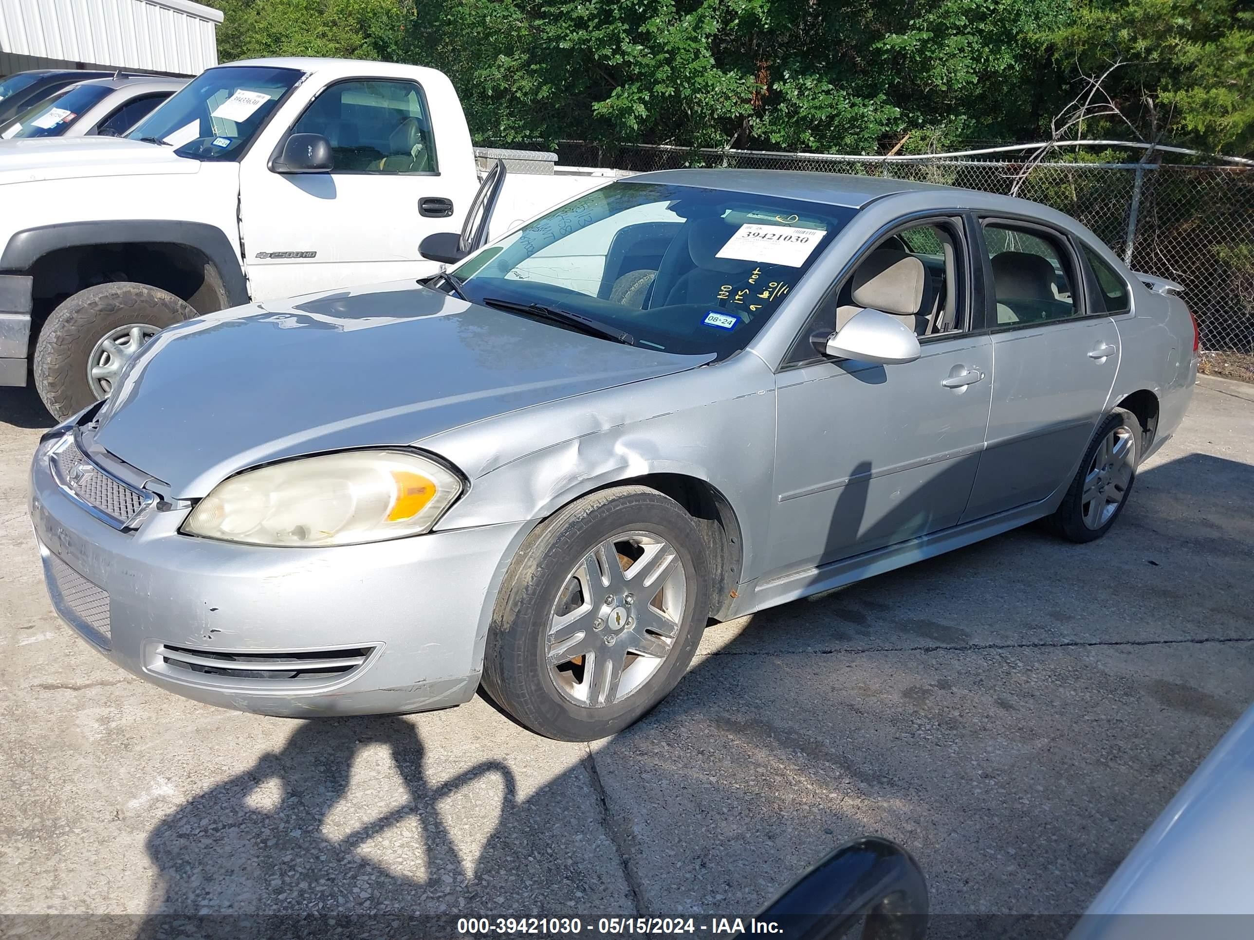 Photo 1 VIN: 2G1WG5E33C1114386 - CHEVROLET IMPALA 