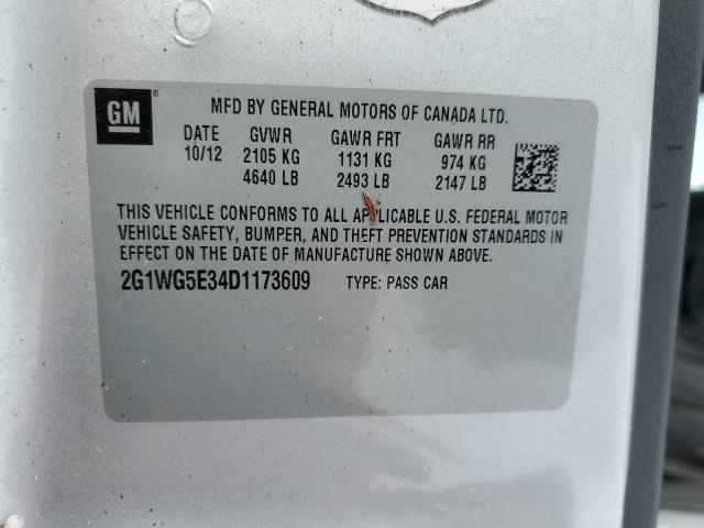 Photo 11 VIN: 2G1WG5E34D1173609 - CHEVROLET IMPALA LT 