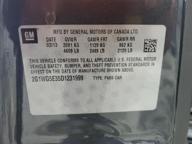 Photo 11 VIN: 2G1WG5E35D1231999 - CHEVROLET IMPALA LT 