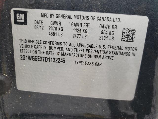 Photo 9 VIN: 2G1WG5E37D1132245 - CHEVROLET IMPALA LT 