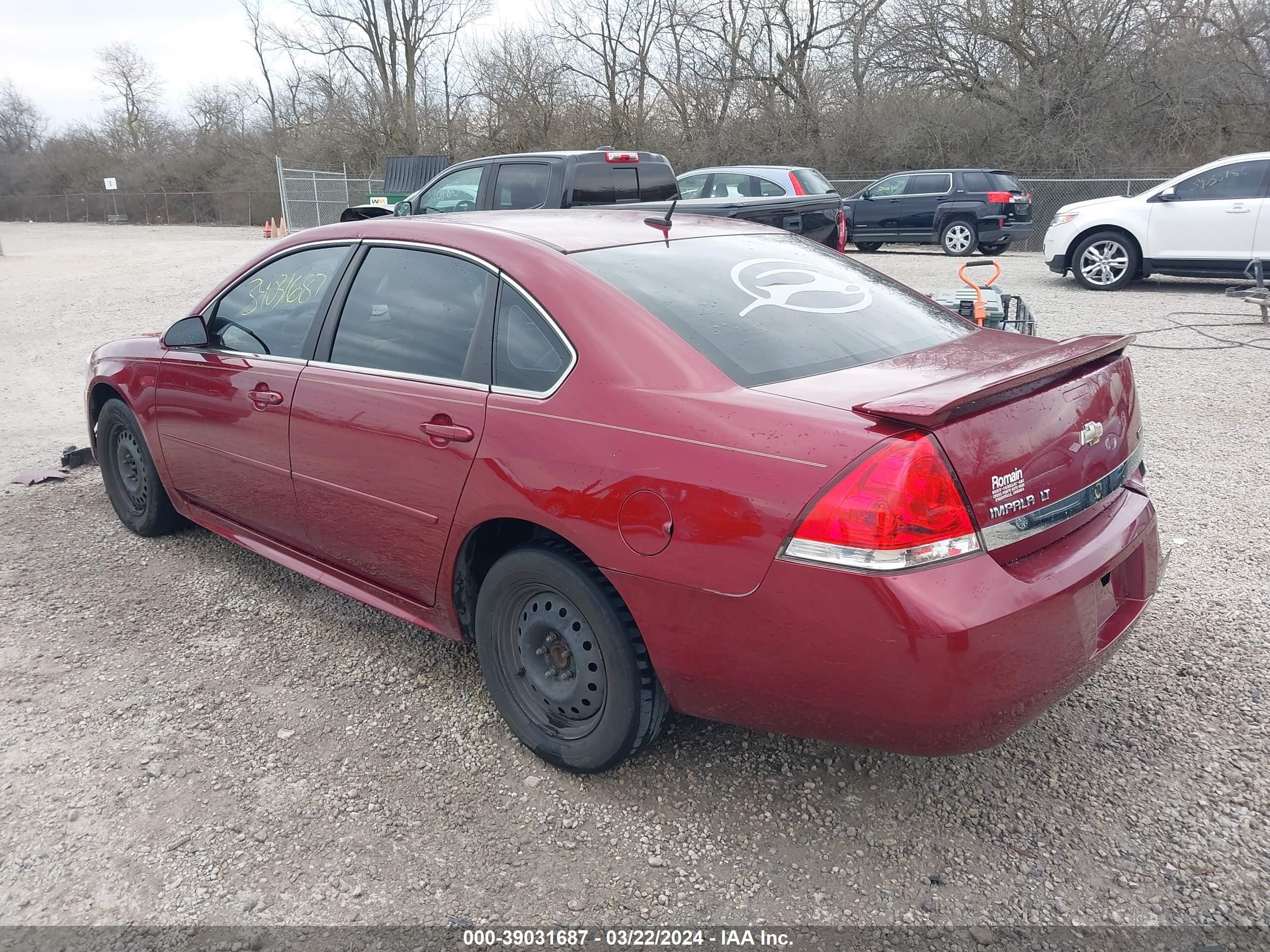 Photo 2 VIN: 2G1WG5EK9B1266873 - CHEVROLET IMPALA 