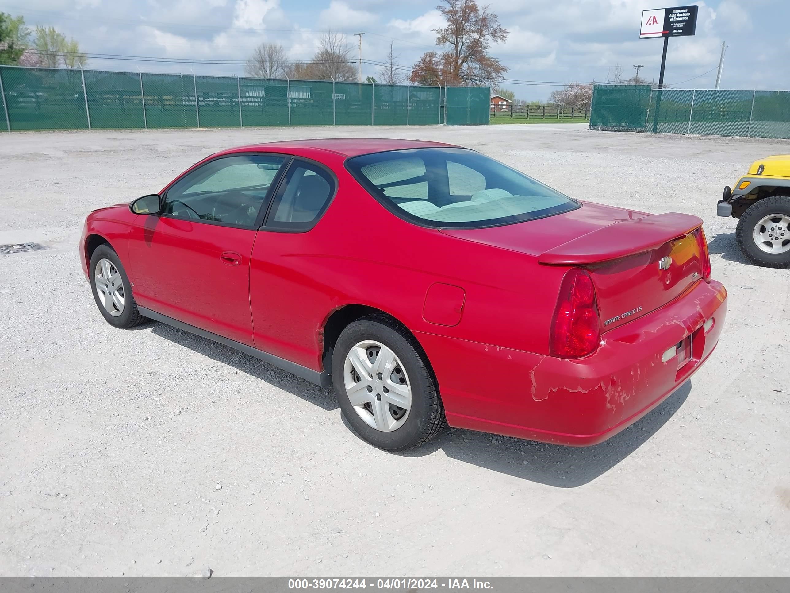 Photo 2 VIN: 2G1WJ15K079326591 - CHEVROLET MONTE CARLO 