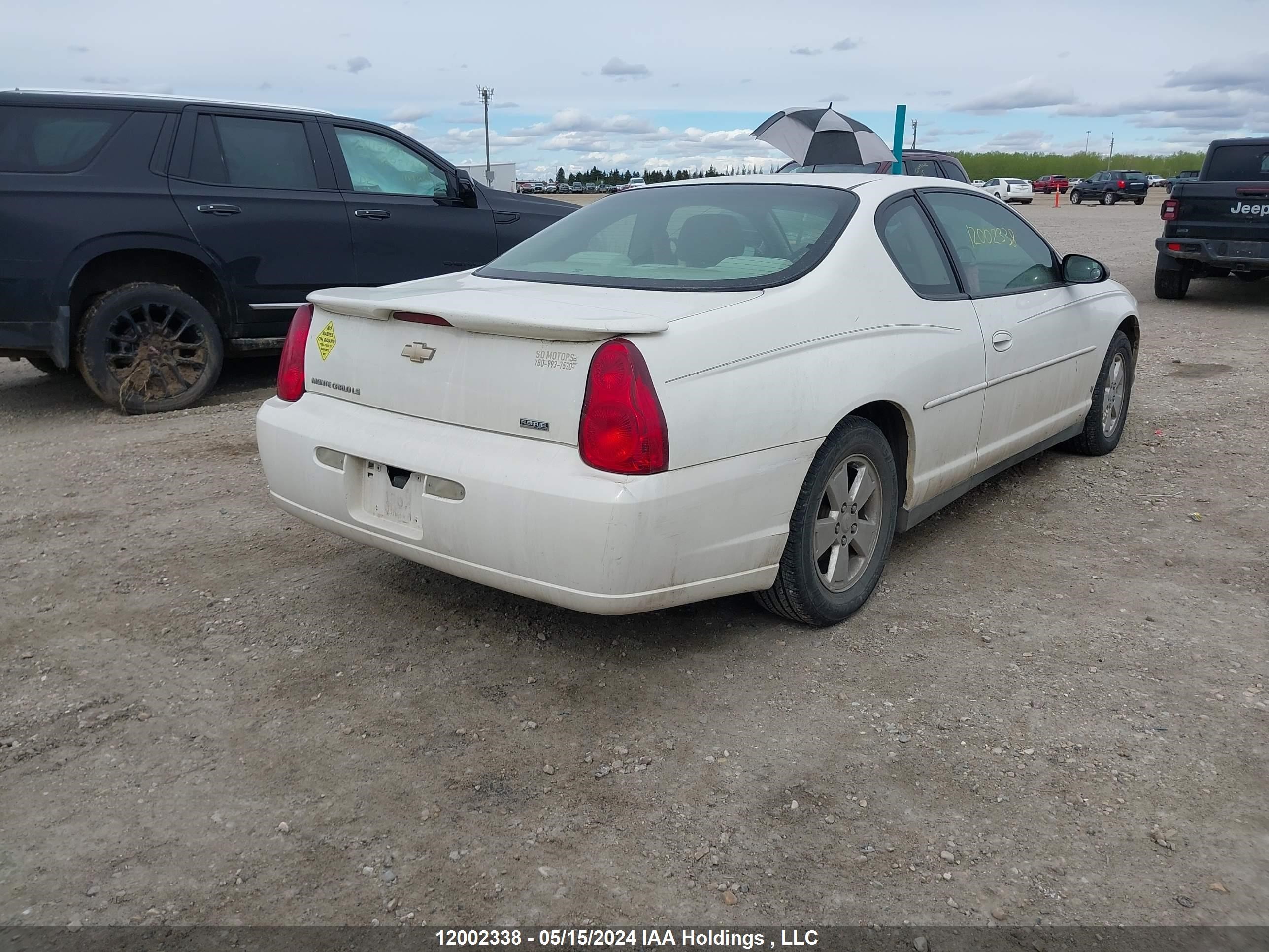 Photo 3 VIN: 2G1WJ15K579391694 - CHEVROLET MONTE CARLO 