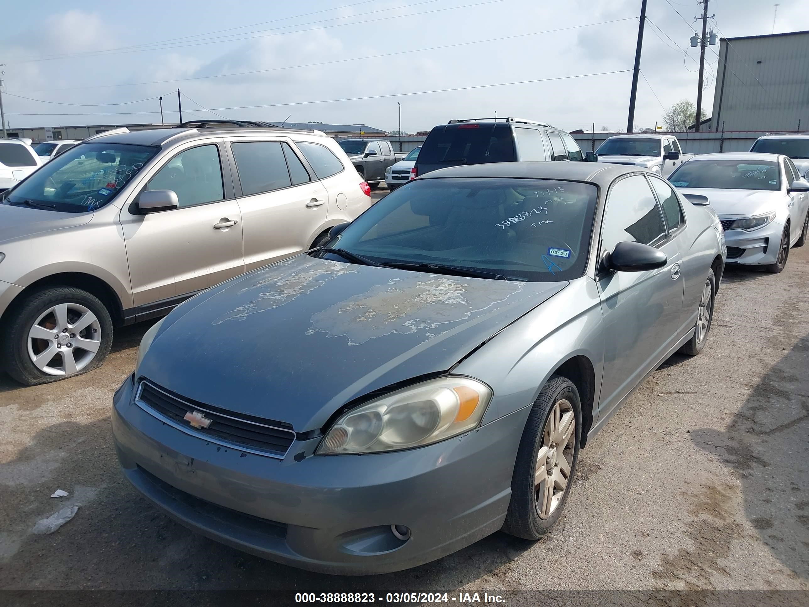 Photo 1 VIN: 2G1WK151169215258 - CHEVROLET MONTE CARLO 