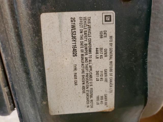 Photo 11 VIN: 2G1WL52J6Y1164026 - CHEVROLET LUMINA 