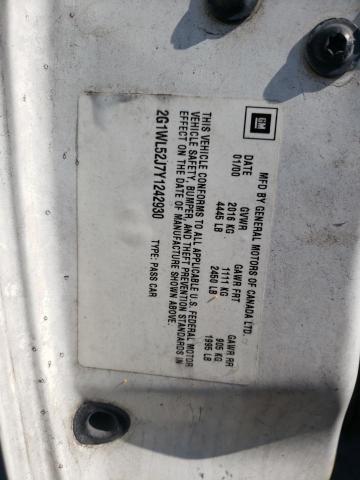 Photo 11 VIN: 2G1WL52J7Y1242930 - CHEVROLET LUMINA 