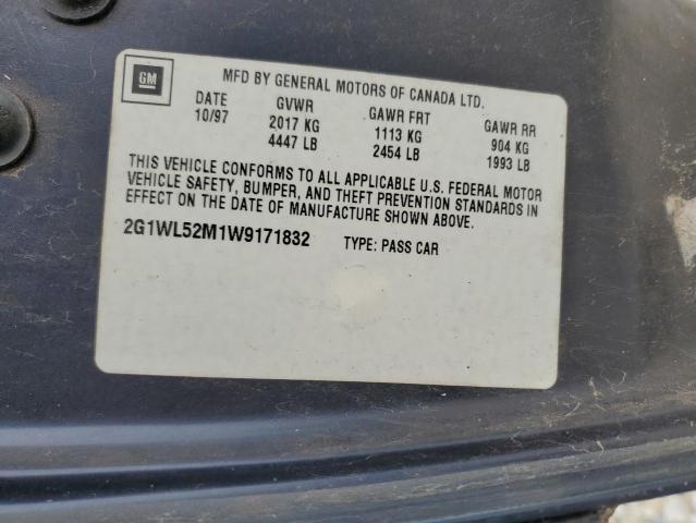 Photo 11 VIN: 2G1WL52M1W9171832 - CHEVROLET LUMINA BAS 