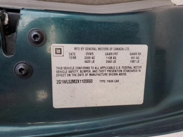 Photo 11 VIN: 2G1WL52M2X1105693 - CHEVROLET LUMINA 