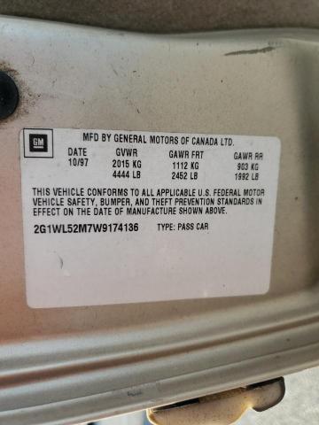 Photo 11 VIN: 2G1WL52M7W9174136 - CHEVROLET LUMINA BAS 