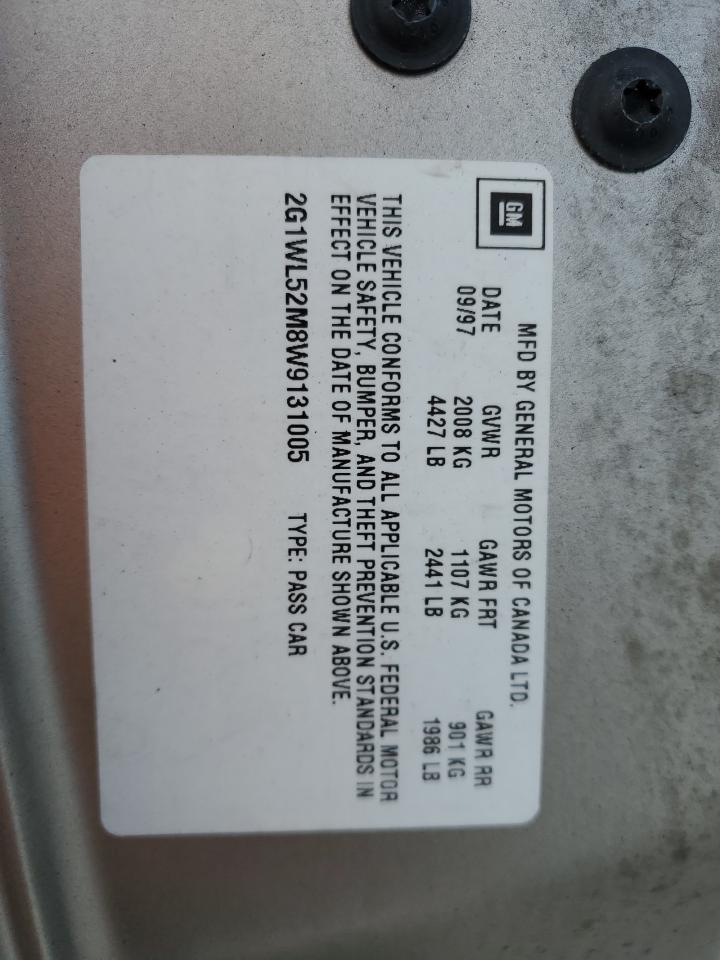 Photo 12 VIN: 2G1WL52M8W9131005 - CHEVROLET LUMINA 