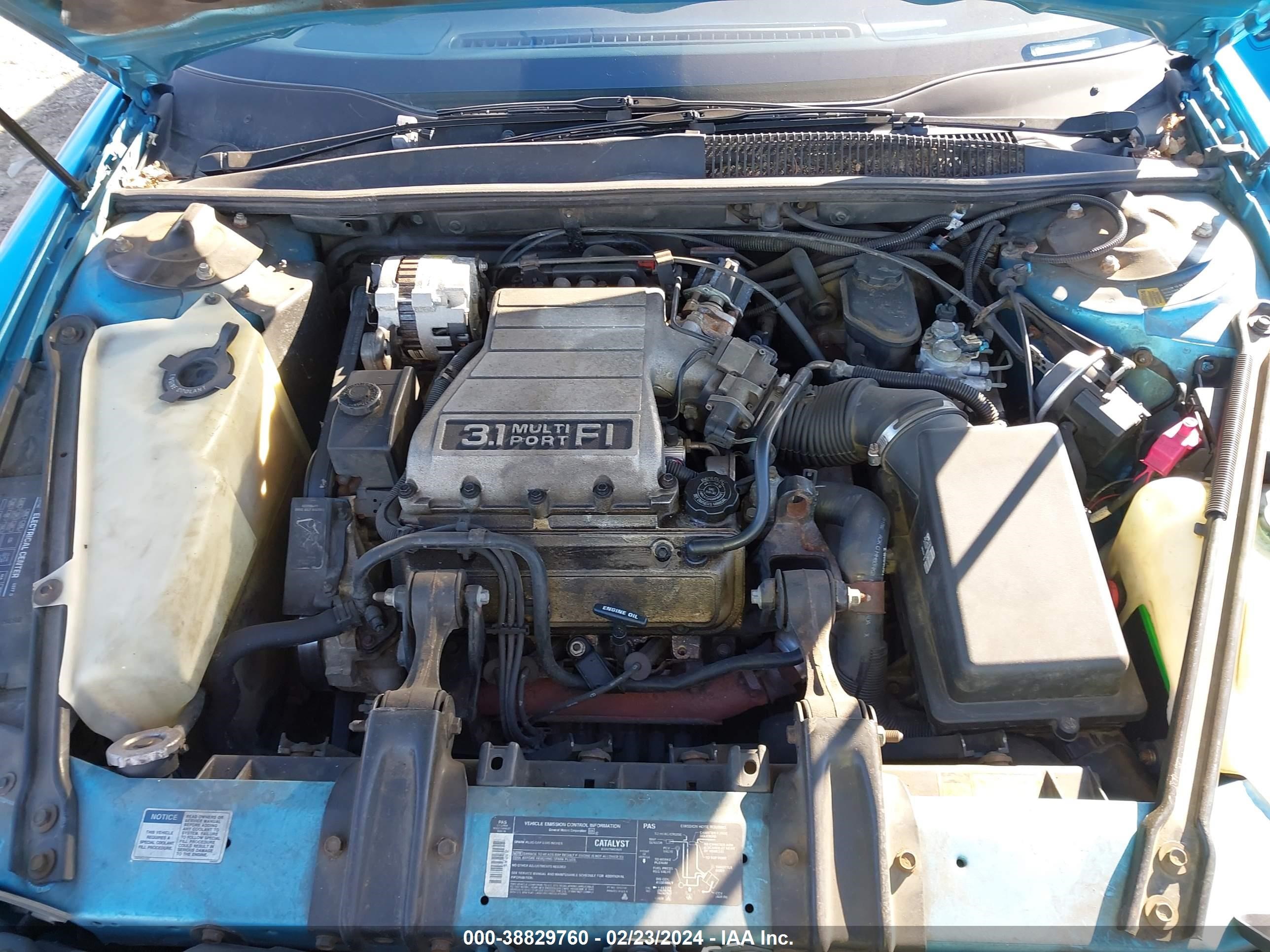 Photo 9 VIN: 2G1WL54T1N1140923 - CHEVROLET LUMINA 