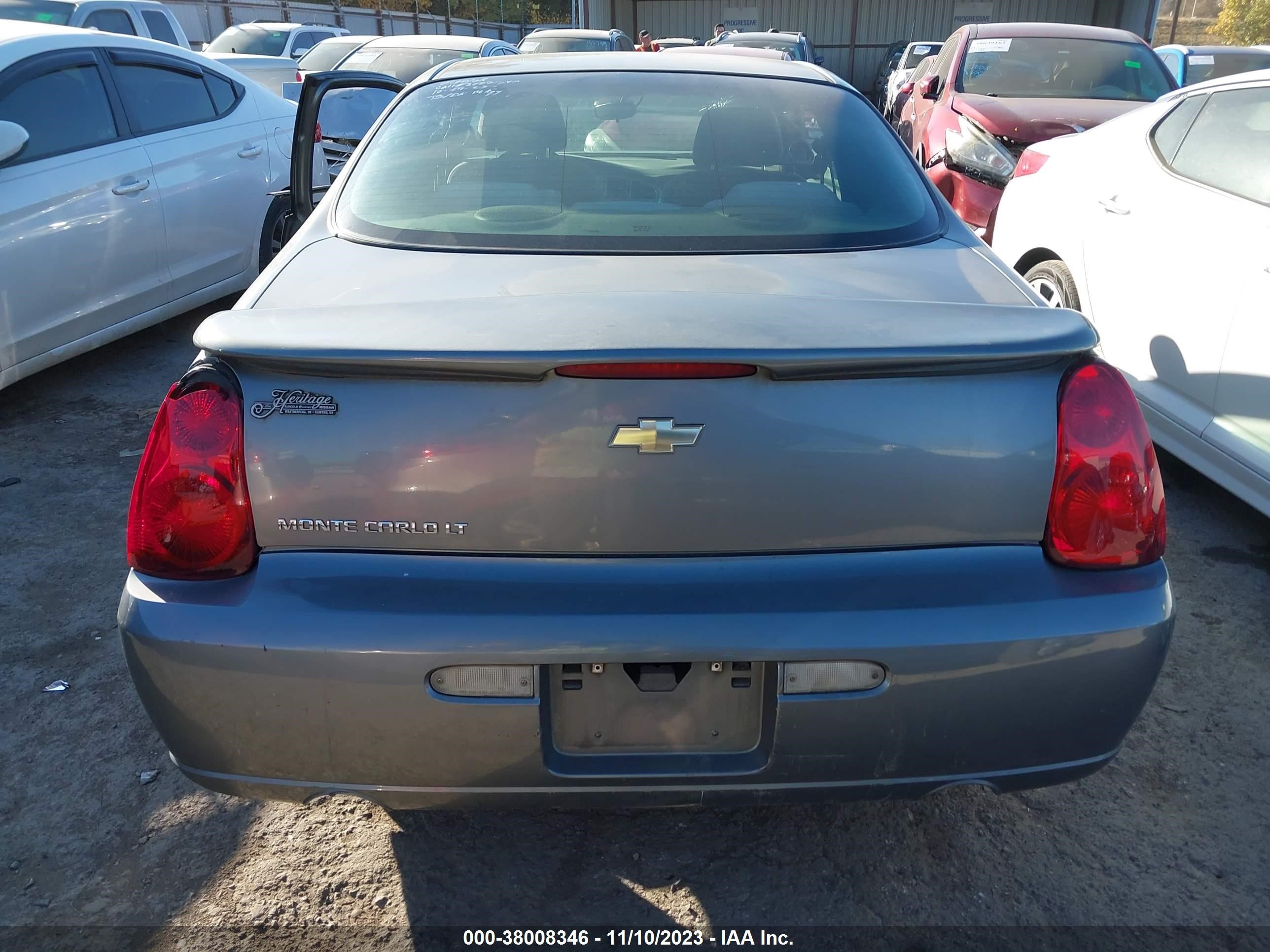 Photo 15 VIN: 2G1WM15K169291646 - CHEVROLET MONTE CARLO 