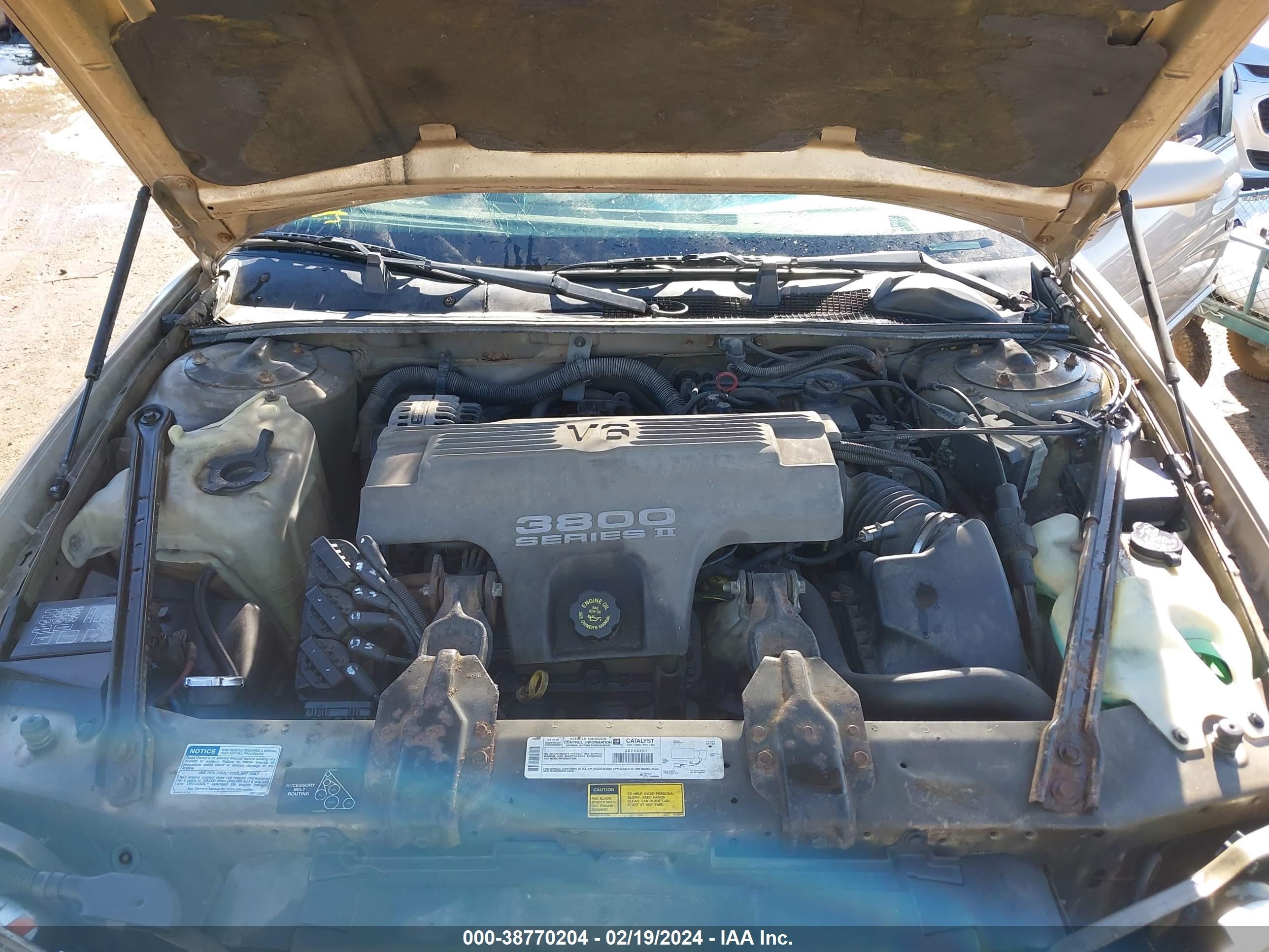 Photo 9 VIN: 2G1WN52K2W9196909 - CHEVROLET LUMINA 