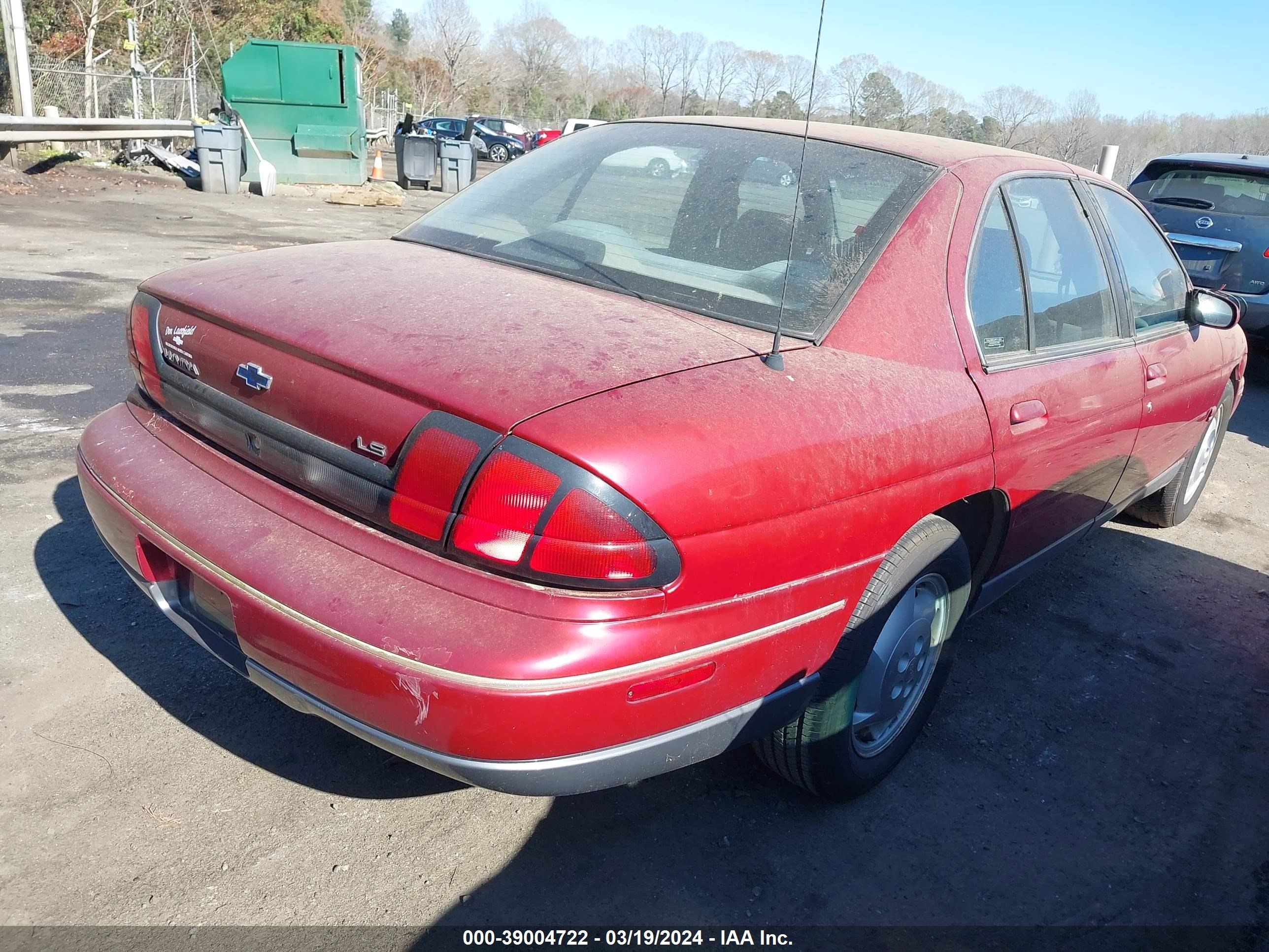 Photo 3 VIN: 2G1WN52M5S1160724 - CHEVROLET LUMINA 