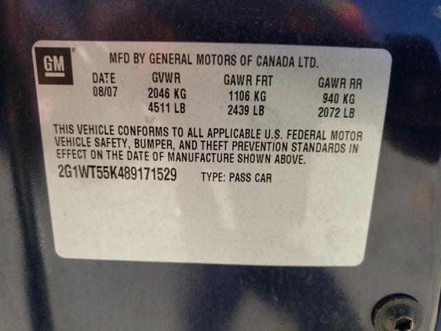 Photo 11 VIN: 2G1WT55K489171529 - CHEVROLET IMPALA 