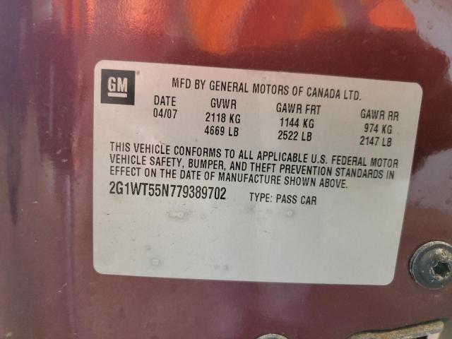 Photo 11 VIN: 2G1WT55N779389702 - CHEVROLET IMPALA LT 