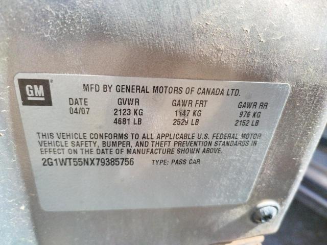 Photo 9 VIN: 2G1WT55NX79385756 - CHEVROLET IMPALA LT 