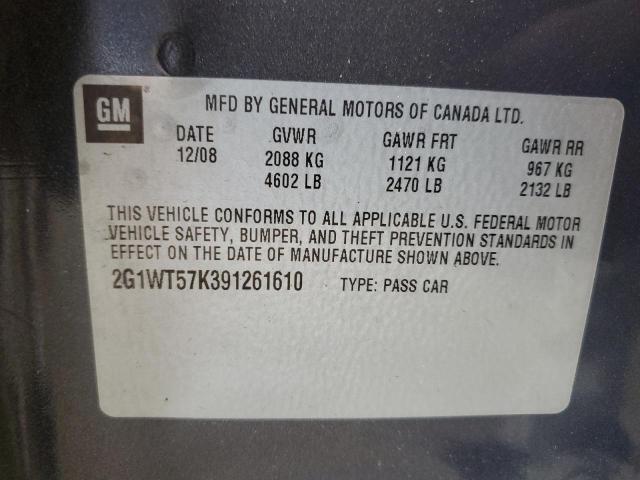 Photo 11 VIN: 2G1WT57K391261610 - CHEVROLET IMPALA 