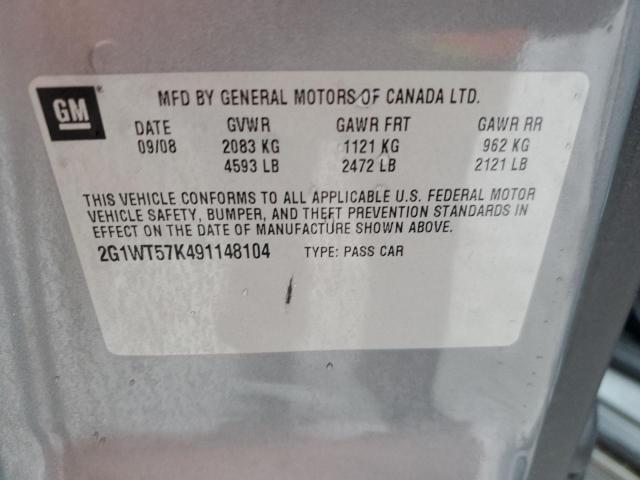 Photo 11 VIN: 2G1WT57K491148104 - CHEVROLET IMPALA 