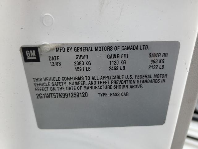 Photo 11 VIN: 2G1WT57K991259120 - CHEVROLET IMPALA 1LT 