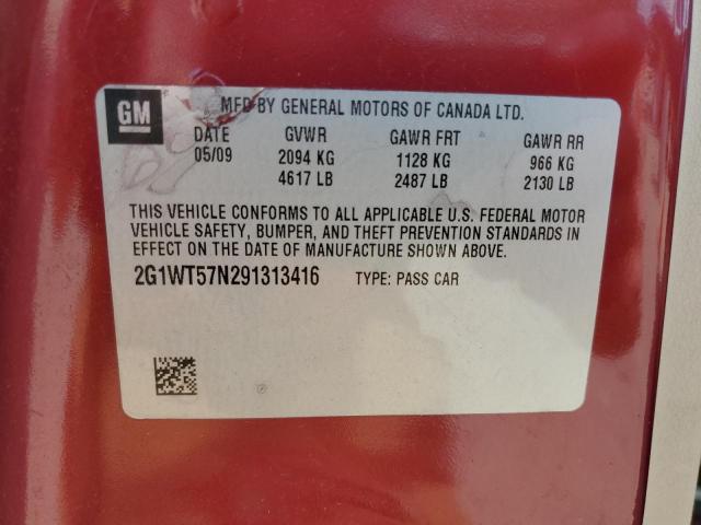 Photo 11 VIN: 2G1WT57N291313416 - CHEVROLET IMPALA 