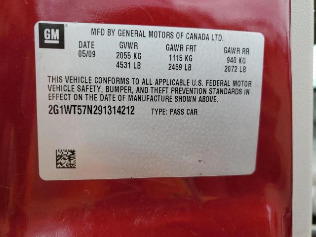 Photo 12 VIN: 2G1WT57N291314212 - CHEVROLET IMPALA 