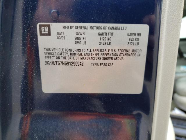 Photo 11 VIN: 2G1WT57N591290942 - CHEVROLET IMPALA 