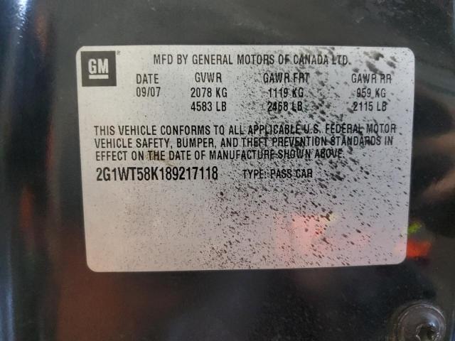 Photo 12 VIN: 2G1WT58K189217118 - CHEVROLET IMPALA LT 