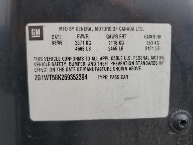 Photo 11 VIN: 2G1WT58K269352394 - CHEVROLET IMPALA LT 