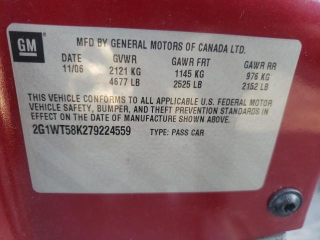 Photo 11 VIN: 2G1WT58K279224559 - CHEVROLET IMPALA 4D 