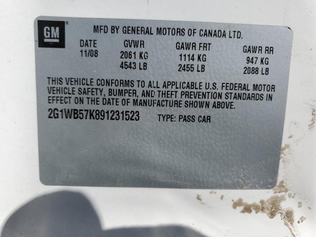 Photo 12 VIN: 2G1WT58K379270448 - CHEVROLET IMPALA LT 