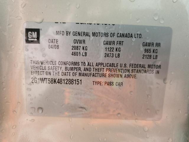 Photo 12 VIN: 2G1WT58K481288151 - CHEVROLET IMPALA LT 