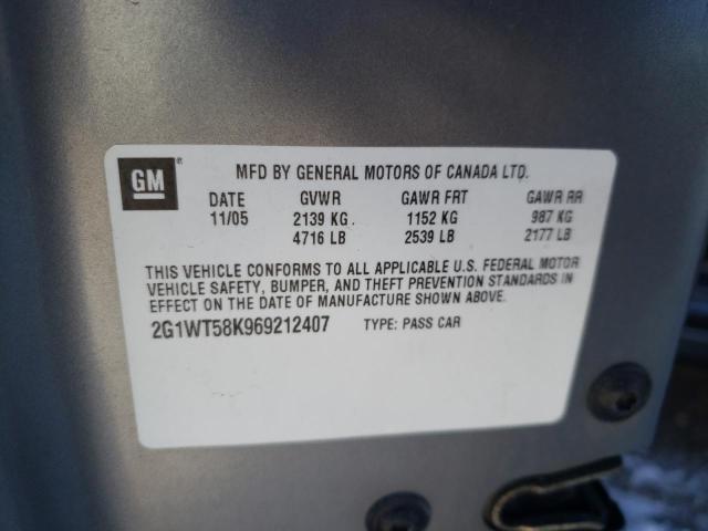 Photo 11 VIN: 2G1WT58K969212407 - CHEVROLET IMPALA 