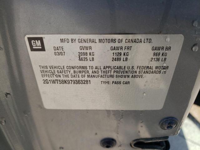 Photo 11 VIN: 2G1WT58K979363281 - CHEVROLET IMPALA LT 